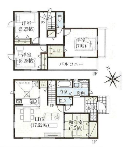 千葉市誉田町９期　３号棟 間取り図画像