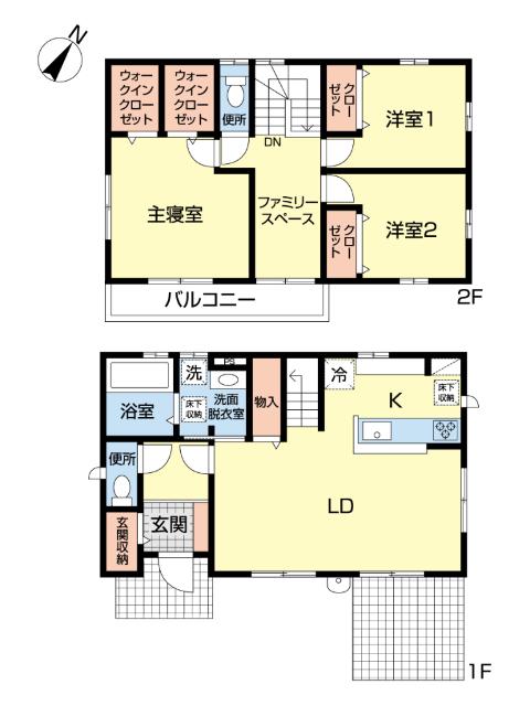 大和ハウス施工の築浅戸建　市原市五井西　 間取り図画像