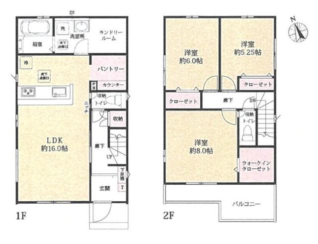 千葉市みつわ台20期　３号棟 間取り図画像