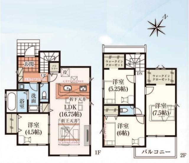 千葉市高品町２期　１号棟 間取り図画像