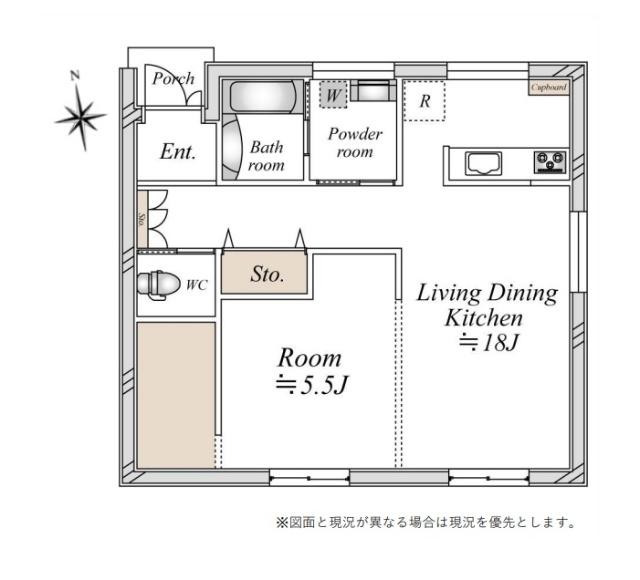 花見川区長作台　中古戸建 間取り図画像