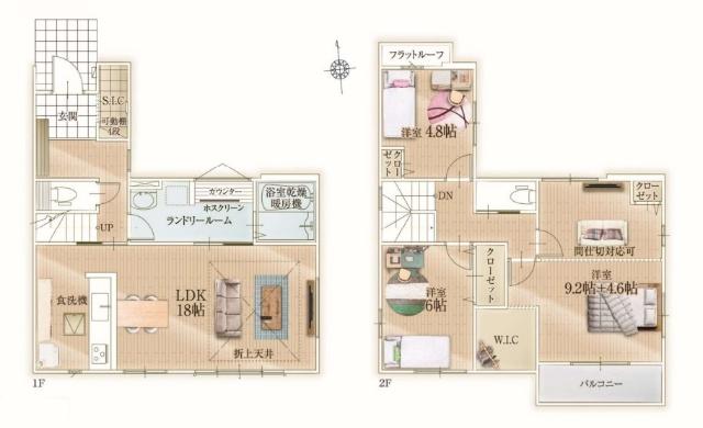 千葉市中央区南生実町８期　 間取り図画像