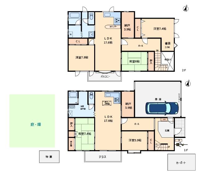 5LLDDKK！二世帯住宅利用可！