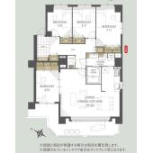ライオンズマンション福住 間取り図画像