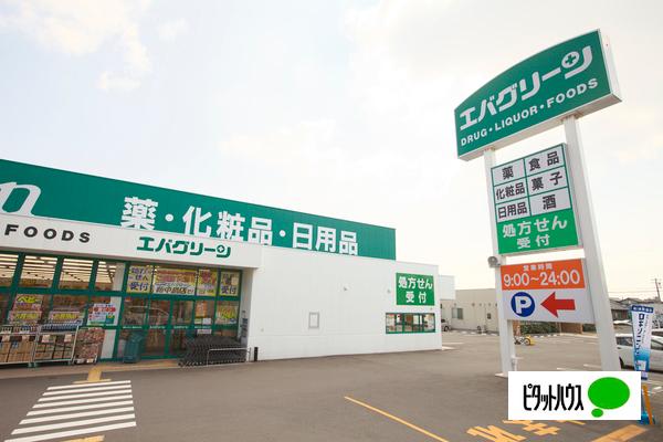 エバグリーン新中島店：493m
