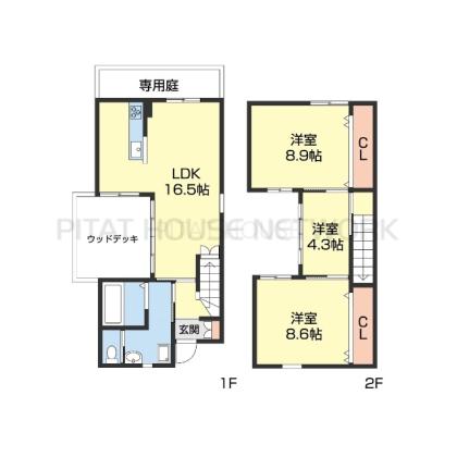  間取り図写真