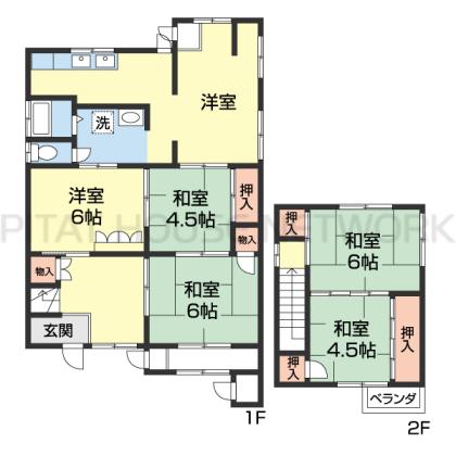  間取り図写真