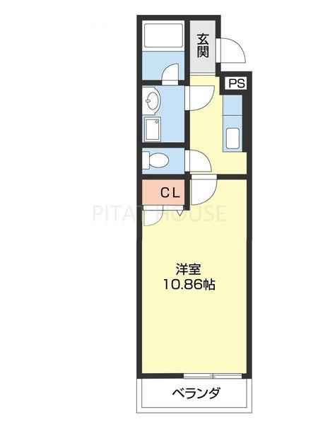 キーウィ荘（213） 間取り図画像