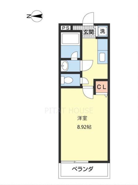 ヴィラソレイユ（202） 間取り図画像
