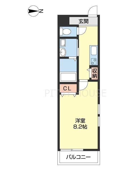 フジパレス市駅東Ⅰ番館（301） 間取り図画像