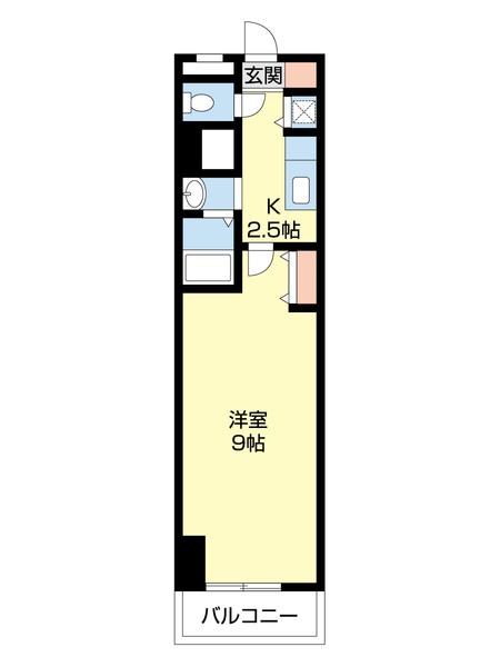 メゾン山水Ⅱ（302） 間取り図画像