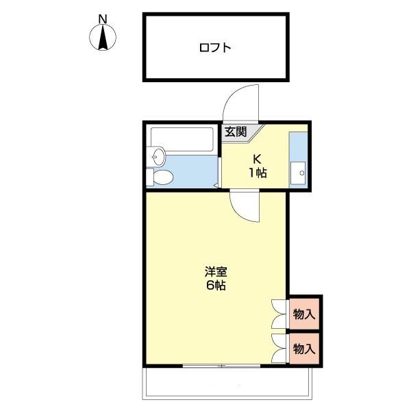 ＰｉＰｉハウス有本（203） 間取り図画像