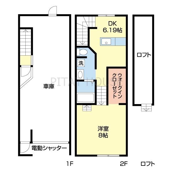 REGA松江（ガレージハウス）（1） 間取り図画像