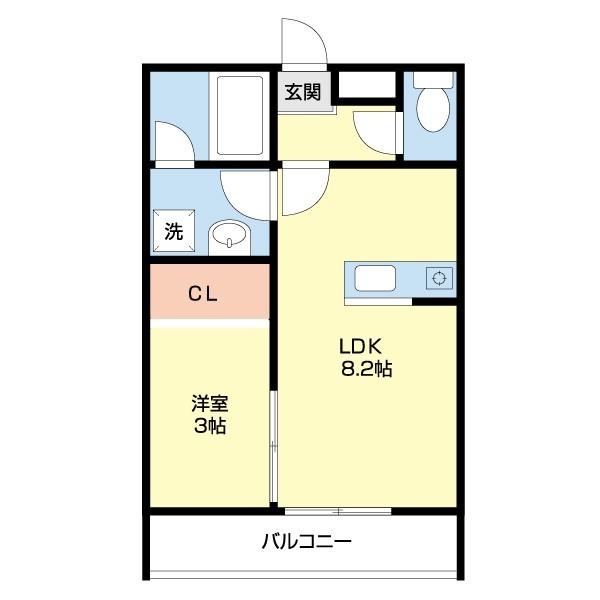 エクストリーム西小二里（105） 間取り図画像