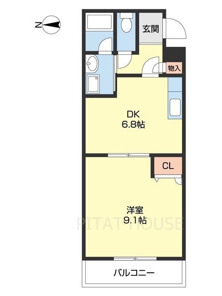M　グラナート（111） 間取り図画像