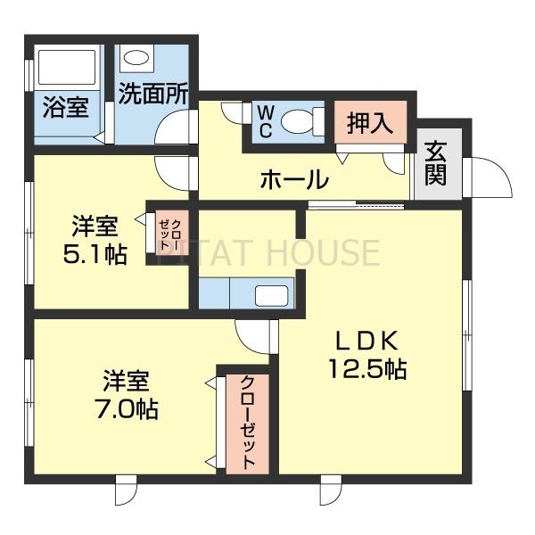 フォーナス（101） 間取り図画像