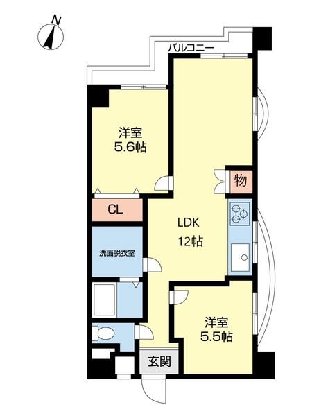 メゾンＫＩＴＳＵＮＥＪＩＭＡ（301） 間取り図画像