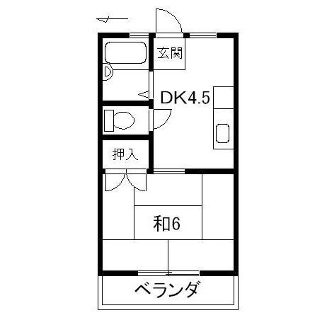 メゾン広田（203） 間取り図画像