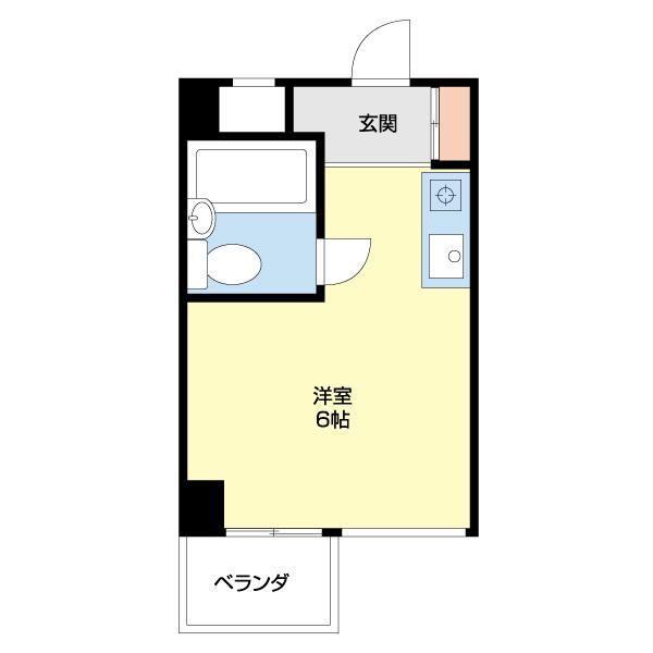 クレール大門川 間取り図画像
