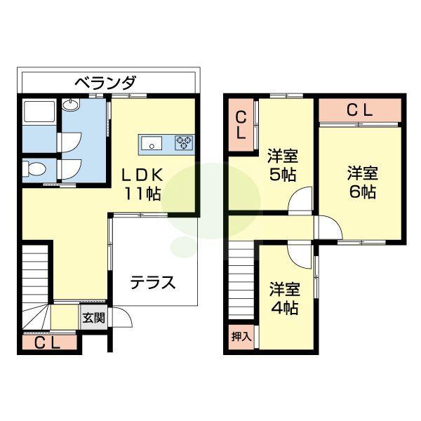  間取り図写真