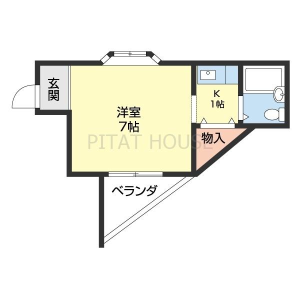 クラウンハイツ（306） 間取り図画像
