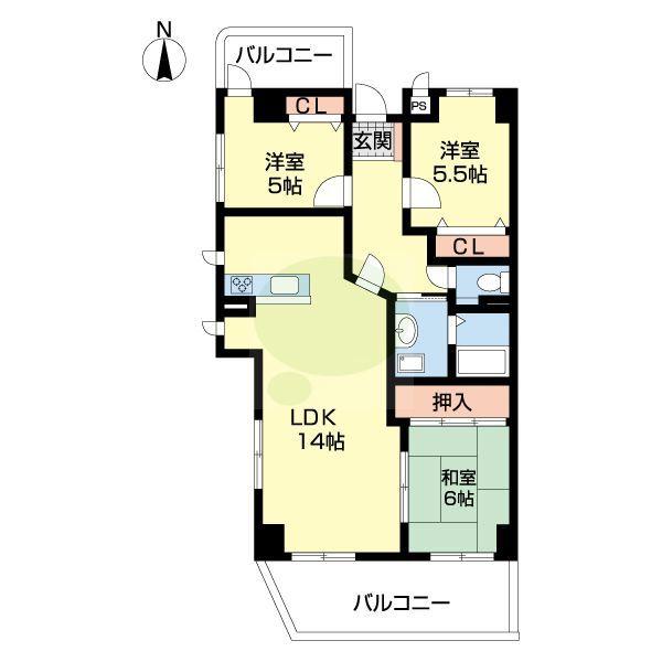  間取り図写真