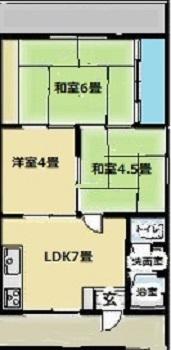  間取り図写真