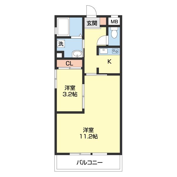 タージュ中之島 間取り図画像