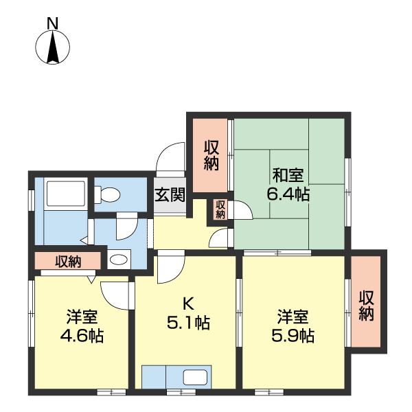フォーレス加納 間取り図画像