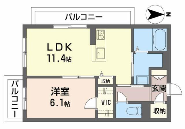 ベレオ寺町通り（303） 間取り図画像