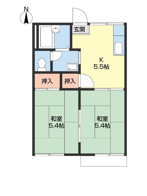 フォーブル加納（203） 間取り図画像