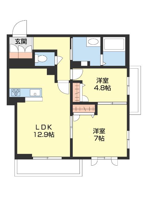 ベレオ和歌山駅東（202） 間取り図画像