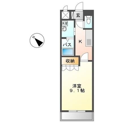 ピースフルモアメルセ（205） 間取り図画像