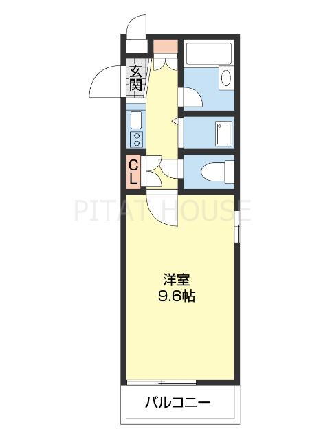 シャルマンフジ中之島弐番館（305） 間取り図画像