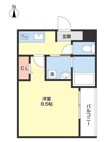フジパレス田中町（201） 間取り図画像