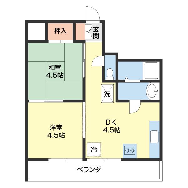 メゾン西前（501） 間取り図画像