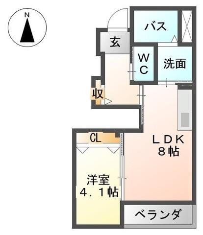 サンコート砂山（101） 間取り図画像