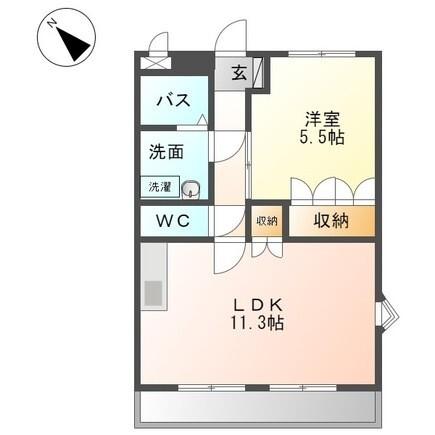 ウインドソング（201） 間取り図画像