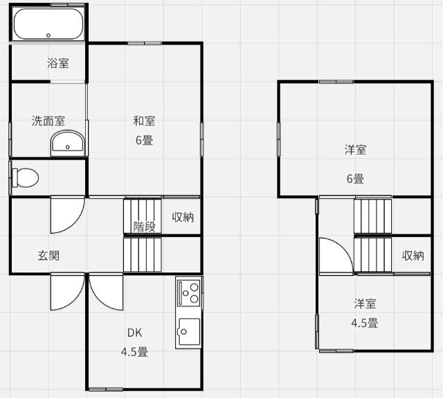  間取り図写真