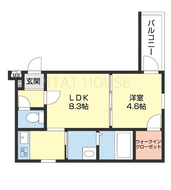 フジパレス吹屋町（302） 間取り図画像