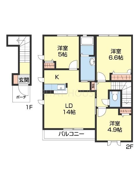  間取り図写真