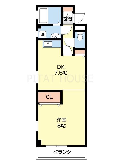 パレフルール（302） 間取り図画像