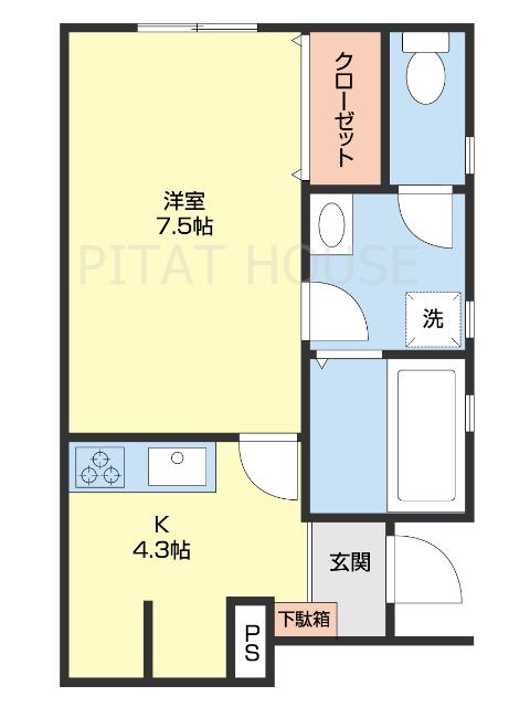 Solis四筋目Ⅱ（101） 間取り図画像