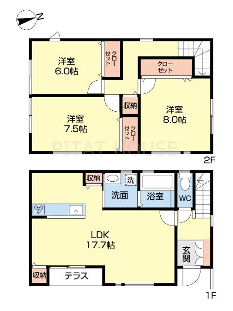  間取り図写真
