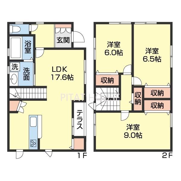 プレゾンR２４（E） 間取り図画像