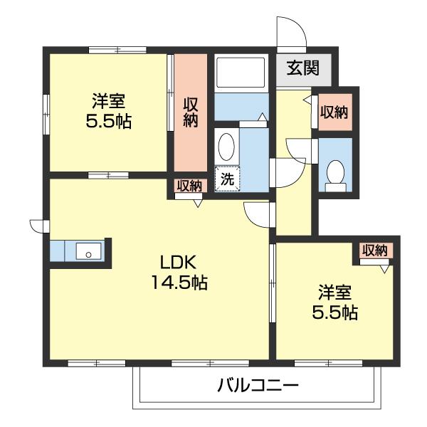 アルコイリス小二里（105） 間取り図画像