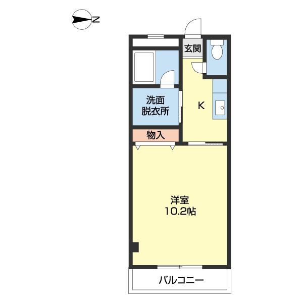 和歌山市布引マンション 間取り図画像