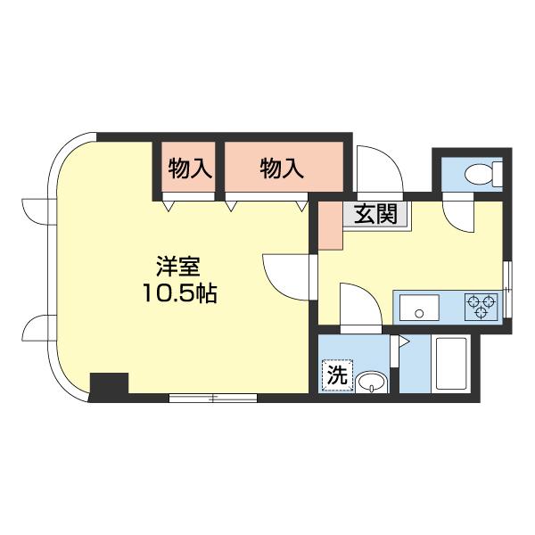 ロイヤル２１（2F） 間取り図画像