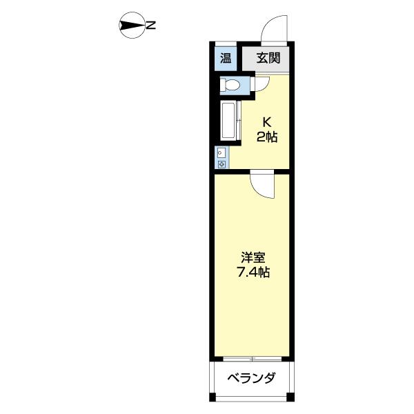 グリーンコート美園（302） 間取り図画像