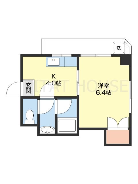 シティヴィラ・イシモト（5-D） 間取り図画像